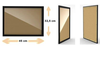 Imagem de Quadro Decorativo Jogo Virtual Clássico de Blocos Tetris com Moldura E Acetato Tamanho A3