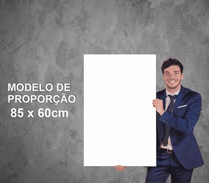 Imagem de Quadro Decorativo Leão Judá Com Frase Nunca Foi Sorte Sempre Foi Deus Tela Grande 85x60cm