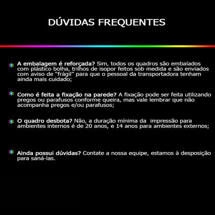 Imagem de Quadro Decorativo Leão Judá Com Frase Nunca Foi Sorte Sempre Foi Deus Tela Grande 85x60cm