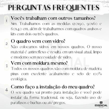 Imagem de Quadro Decorativo Leão Preto e Branco 90x60 para Sala Quarto