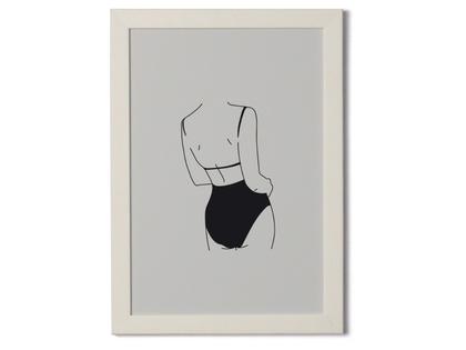 Imagem de Quadro Decorativo Minimalistas Corpo 25x35cm