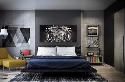 Imagem de Quadro Decorativo Nba Basquete em Tecido Canvas 130x60