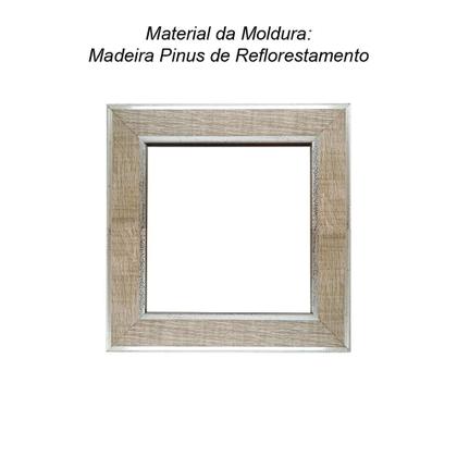 Imagem de Quadro Decorativo Orixás Oxum Moldura Clara