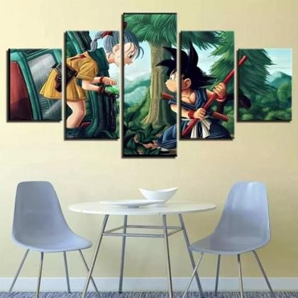 Imagem de Quadro Decorativo Painel Dragon Ball Z Moderno"