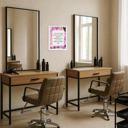 Imagem de Quadro Decorativo para Salão"Um bom cabelo pode não resolver..."