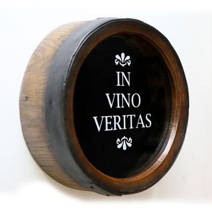 Imagem de Quadro Decorativo Porta Rolhas Redondo Veritas - Grande 1070
