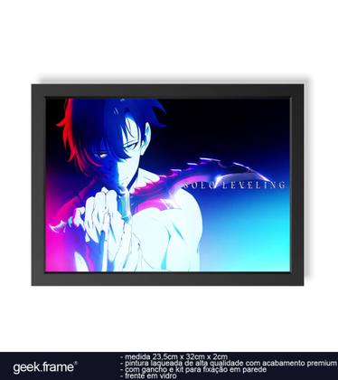 Imagem de Quadro Decorativo Solo Leveling geek.frame vidro premium geek.frame decoração anime presente otaku
