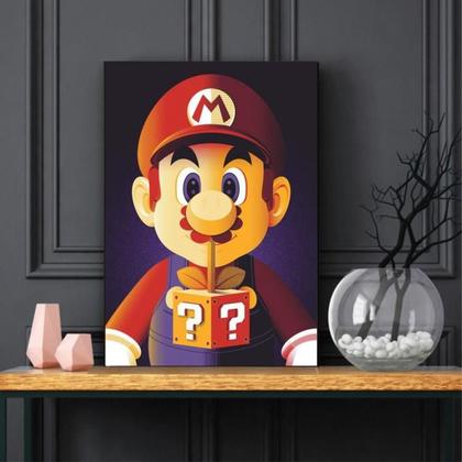 Imagem de Quadro decorativo Super Mario - Tela em Tecido