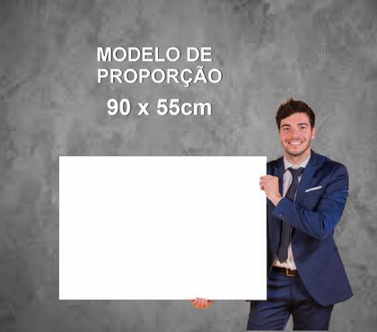 Imagem de Quadro Decorativo Tela Santa Ceia Sala Quarto Escritório Cozinha Tecido Canvas 55x90cm 