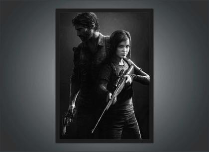 Imagem de Quadro Decorativo The Last Of Us Games Jogos Geek Decorações Com Moldura G01