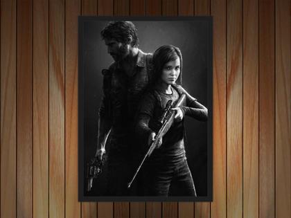Imagem de Quadro Decorativo The Last Of Us Games Jogos Geek Decorações Com Moldura G01