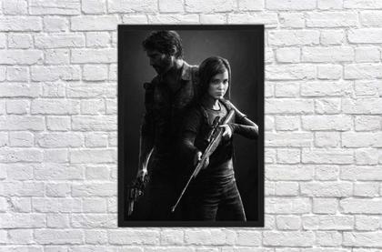 Imagem de Quadro Decorativo The Last Of Us Games Jogos Geek Decorações Com Moldura G01