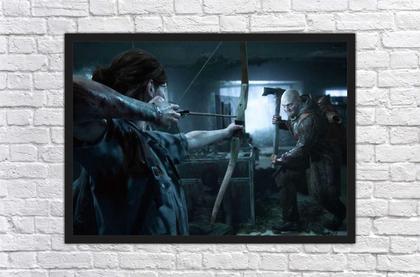 Imagem de Quadro Decorativo The Last Of Us Games Jogos Geek Decorações Com Moldura G05