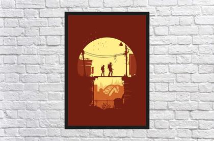 Imagem de Quadro Decorativo The Last Of Us Games Jogos Geek Decorações Com Moldura G08
