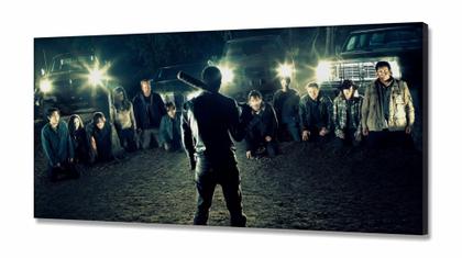 Imagem de Quadro Decorativo The Walking Dead em Tecido Canvas 130x60 m01