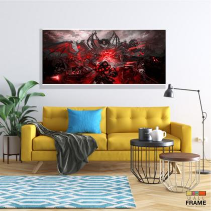 Imagem de Quadro Decorativos Warcraft em Tecido Canvas 130x60 m04