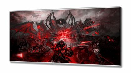 Imagem de Quadro Decorativos Warcraft em Tecido Canvas 130x60 m04