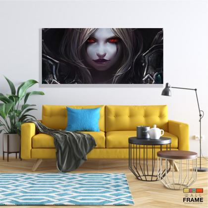 Imagem de Quadro Decorativos Warcraft em Tecido Canvas 130x60 m2