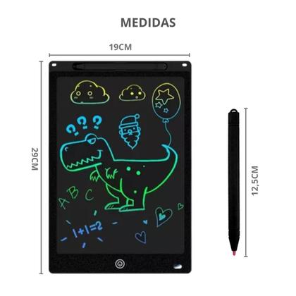 Imagem de Quadro Digital LCD Infantil 12 Polegadas Para Brincadeiras e Estudo