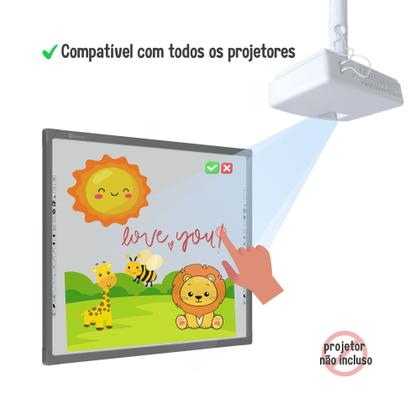 Imagem de Quadro Digital Unionboard Interativo 70 Para Aulas Online