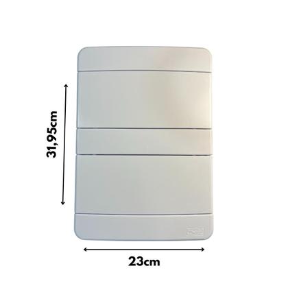 Imagem de Quadro Distribuição 16 Disjuntores Din Br Sobrepor Forceline