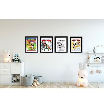 Imagem de Quadro do Mickey e Pato Donald Holiday Classic para Quarto Infantil e Escritório