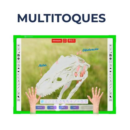 Imagem de Quadro eletronico unionboard color verde 82 polegadas