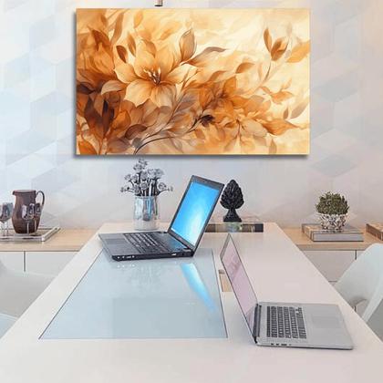 Imagem de Quadro Flores Lirios Do Campo Grande 60x90 Tela Madeira Tecido Alta Definicao