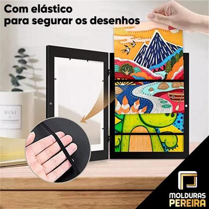 Imagem de Quadro Guarda Desenhos 15x21cm - Com acrílico