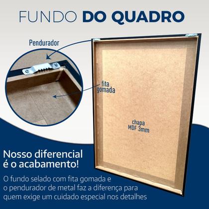 Imagem de Quadro Laminado Folhas Brancas Abstrato Círculo Dourado Tropical Sala Quarto