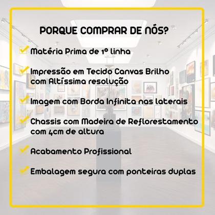 Imagem de Quadro Luxo Trio Folhas Douradas com Fundo Branco 129x53cm