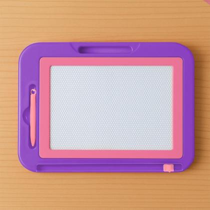 Imagem de Quadro Mágico Para Desenhar Infantil Educativo Interativo Com Caneta Magnética Portátil Retangular