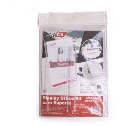 Imagem de Quadro Multiuso Display Office A4 com Suporte - Waleu