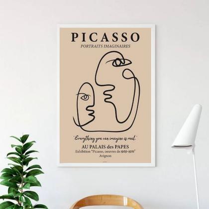 Imagem de Quadro Picasso - Everything You Imagine Is Real 33x24cm