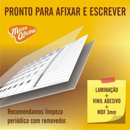 Imagem de Quadro Planejamento Mensal 3 Canetas Com Suporte MOD03 67 x 50 cm