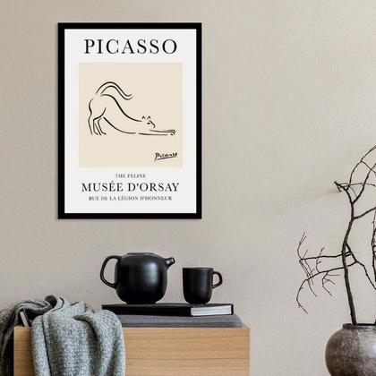 Imagem de Quadro Poster Picasso - The Feline 33x24cm