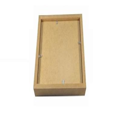 Imagem de Quadro Scrapbook 26x11x4 com Vidro Mdf 6mm Madeira