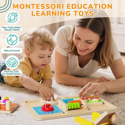Imagem de Quadro Sensorial Montessori Takeeyce para Bebês