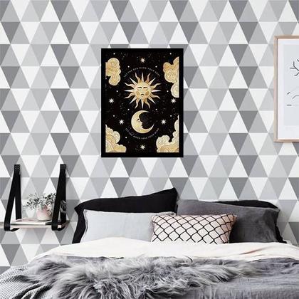 Imagem de Quadro Sol e Lua 24x18cm