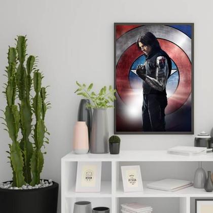 Imagem de Quadro Soldado Invernal 24x18cm - com vidro