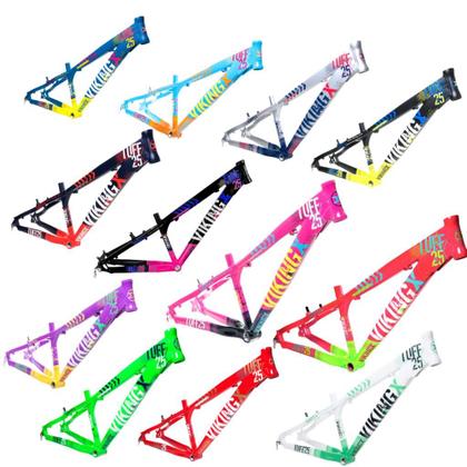 Imagem de Quadro Vikingx Dirt Jump Tuff X-25 Alumínio Aro 26 Cores