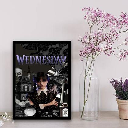 Imagem de Quadro Wandinha Wednesday 45x34cm - com vidro