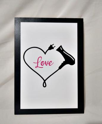 Imagem de Quadros Decorativos Cabeleireira Salão De Beleza Kit Com 3
