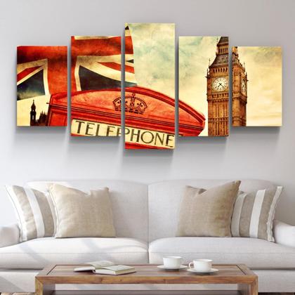 Imagem de Quadros Decorativos Londres Big Ben Sala Hall 