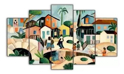 Imagem de Quadros Decorativos Mosaico tarsila do amaral arte "