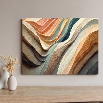 Imagem de Quadros Decorativos para Quarto Sala Abstrato Moderno Horizontal Grande Escritório Hall