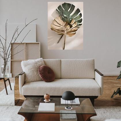 Imagem de Quadros Decorativos Para Sala Flores Costela de Adão Decoração Quarto Escritório 