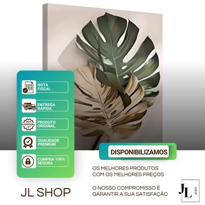 Imagem de Quadros Decorativos Para Sala Flores Costela de Adão Decoração Quarto Escritório 