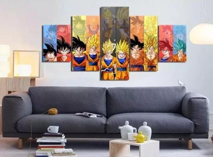 Imagem de Quadros Para Sala Mosaico Dragon Ball Z Goku Anime"