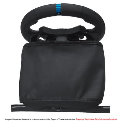 Imagem de Qualicapas Capas Protetoras Compatíveis com Volante, Base e Pedal G25 G27 G29 G920 G923 Simulador Gamer Logitech